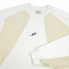 Imagem do CREWNECK B GARÇA [OFFWHITE]