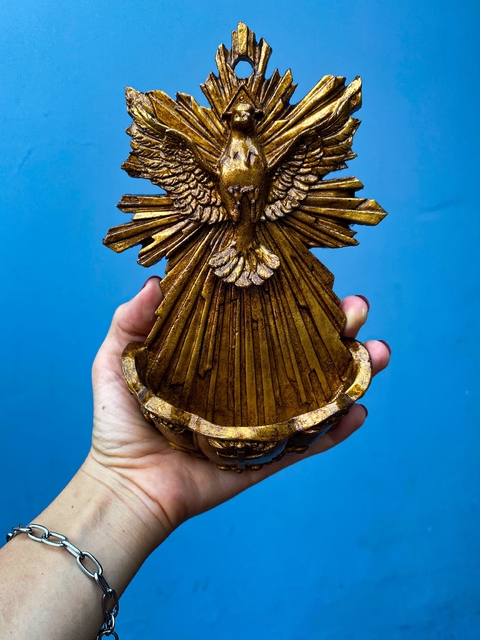 PIA DE ÁGUA BENTA - ESPIRITO SANTO (DOURADO)