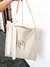 35 Sacolas Ecobag Linho Natural ALÇA CHATA 75CM / COM LOGO - GRANDES 40x40 - comprar online