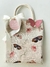 05 Ecobags de Linho Natural com Estampa Borboletinhas - Liamora