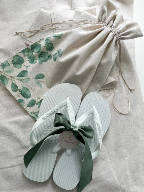 05 Sacos Puxadinho Folhas de Oliva - comprar online