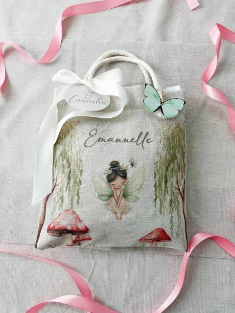 05 Sacolas Linho Coleção Fadas ( LILI) - comprar online