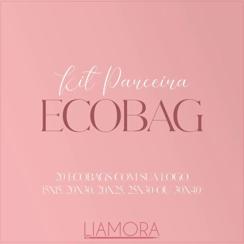 Plano Semestral Kit Parceria 20 Ecobags Sua Marca ? - comprar online