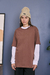 REMERA OVER MATT |MARRON| - comprar online
