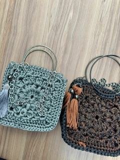 BOLSA CROCHÊ ARGOLA MINI - SOB ENCOMENDA POR WHATSAPP - loja online