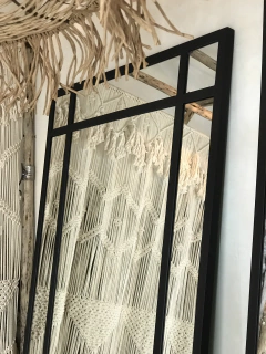 Espejo rectangular con vidrio repartido 2.30x1,10 - POR PEDIDO Y A MEDIDA - - TOCA MADERA