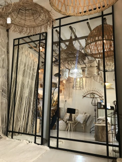 Espejo rectangular con vidrio repartido 2.30x1,10 - POR PEDIDO Y A MEDIDA - en internet