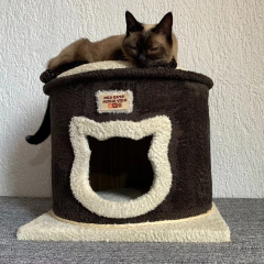 Casinha e Caminha para gatos - Toquinha - Meu Gato Minha Vida - Arranhadores, Casinhas e Caminhas Sustentáveis para seu pet gato