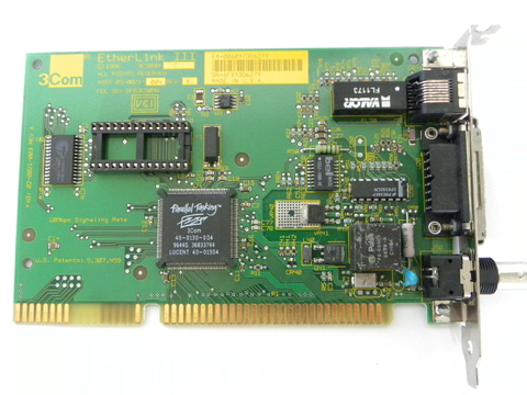 Placa de Rede 3Com Etherlink III 3C509B-C barramento ISA 16 bits- usada