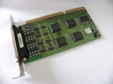 Moxa C104P Multiport Serial Controller ISA Bus Card ver3.1 - usado