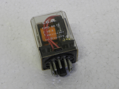 Relé Industrial 110V 3 contatos - 11 pinos - Tipo 60.13 - ICR - comprar online