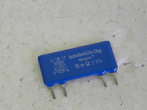 Resistor de Precisão 10mΩ ±1% Isabellenhütte / Manganin®