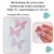 Borboleta de Cetim com Sombra de Voal - Mod 01 - TAM M - ROSA - 4,0 x 3,5 cm - 3 UN- Bia Cravol