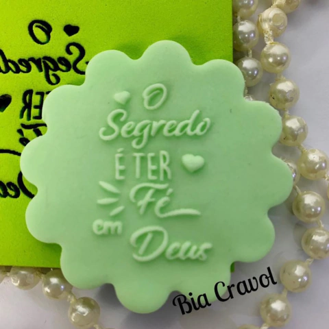 Textura de Frase Cd 19 - O segredo é... - Emborrachado Especial