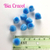 Pompom PP - Azul Claro - 13 mm - pct 10 unid