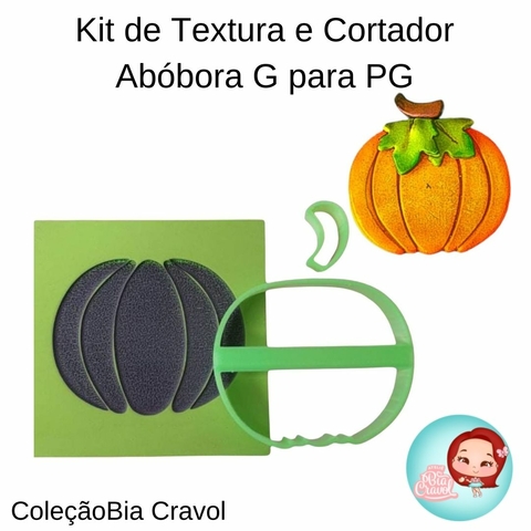Kit de Textura e Cortador - Abóbora G para PG