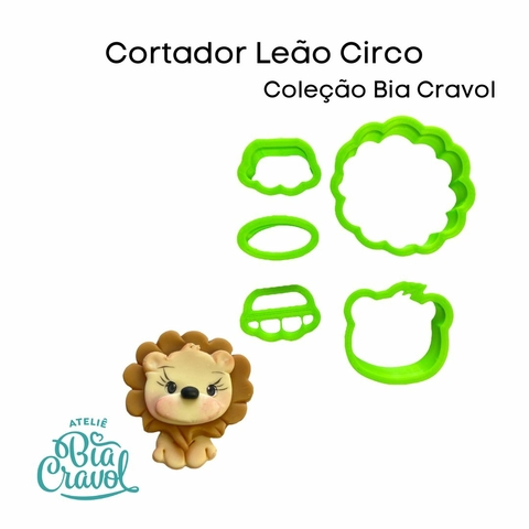 Cortador Leão Circo - Coleção Bia Cravol
