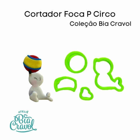 Cortador Foca P - Circo - Coleção Bia Cravol