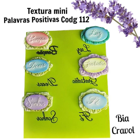 Textura de Palavras Cd 112 - Positivas - Emborrachado Especial