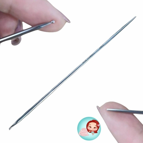 Micro boleador de inox e agulha BA01 - coleção Bia Cravol