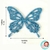 ASAS DE BORBOLETA DE EVA COM GLITTER - B01 - 7CM x 6CM - PACOTE COM 5 UNIDADES - comprar online