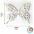 ASAS DE BORBOLETA DE EVA COM GLITTER - B01 - 8CMx7CM - PACOTE COM 5 UNIDADES na internet
