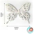 ASAS DE BORBOLETA DE EVA COM GLITTER - B01 - 8CMx7CM - PACOTE COM 5 UNIDADES na internet