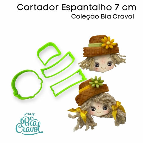 Cortador Espantalho 7cm - Coleção Bia Cravol