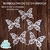 Borboleta de Cetim - Mod 01 - TAM M - BRANCO - 4 cm - Pcte com 5 un - Bia Cravol