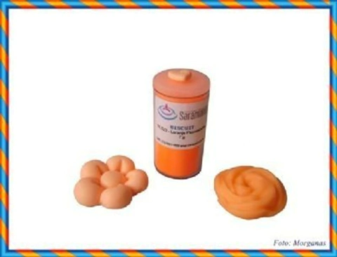 LARANJA FLUORESCENTE - Corante para Biscuit -Saramanil