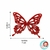 ASAS DE BORBOLETA DE EVA COM GLITTER - B01 - 7CM x 6CM - PACOTE COM 5 UNIDADES - loja online