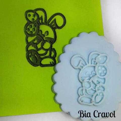 Textura de Desenho Páscoa Mod 02 - Emborrachado Especial