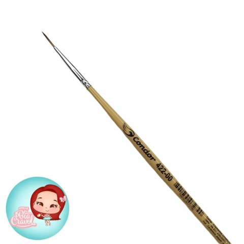 Pincel Filete 422 numero 00 - Condor