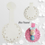 Base de Chaveiro EVA - Branco - 3 unidades - mod 01 - cod 007