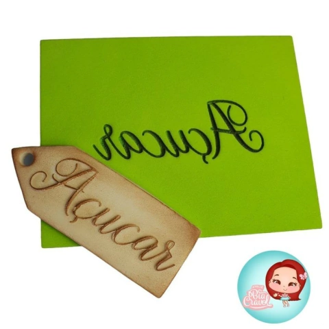 Textura de Palavra - Açúcar - PG Mesa Posta