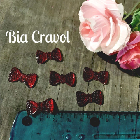 Laço Brilho G - Vermelho - 20 unidades