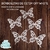 Borboleta de Cetim - Mod 01 - TAM M - OFF WHITE - 4 cm - Pcte com 5 un - Bia Cravol