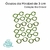 Óculos de EVA com Glitter - Verde - Redondo - 3 cm - 12 unidades