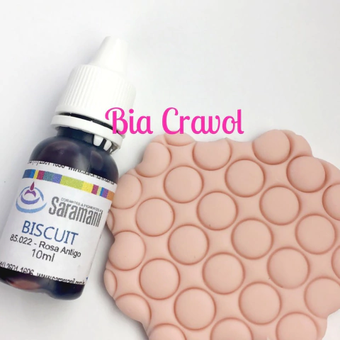 Corante Líquido - Rosa Antigo- 10 ml - Saramanil