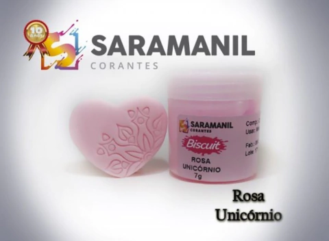 Corante ROSA UNICÓRNIO - Saramanil