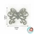 ASAS DE BORBOLETA DE EVA COM GLITTER - PACOTE COM 5 UNIDADES - B05 - 7CM X 6CM na internet