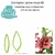 Cortador de Porcelana Fria - Flores mod 45 - Lirios - 6,5cm - Ateliê Bia Cravol