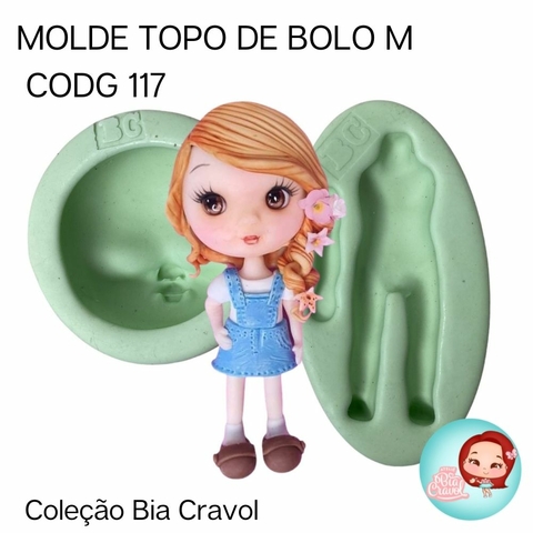 Molde Topo de bolo M codg 117- coleção Bia Cravol