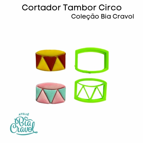 Cortador Tambor- Circo - Coleção Bia Cravol
