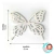 ASAS DE BORBOLETA DE EVA COM GLITTER - B01 - 6CM x 5CM - PACOTE COM 5 UNIDADES na internet