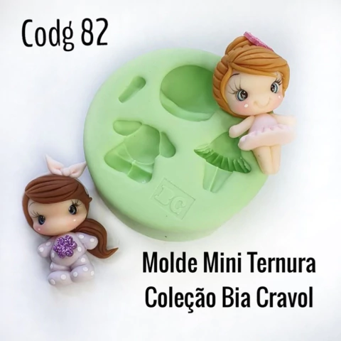 Molde Mini Ternura cod 82 - Apliques coleção Bia Cravol