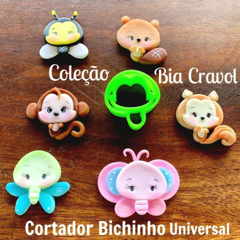 Cortador Bichinho Universal - coleção Bia Cravol