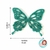 ASAS DE BORBOLETA DE EVA COM GLITTER - B01 - 8CMx7CM - PACOTE COM 5 UNIDADES na internet