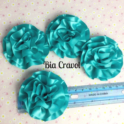 Flor de Tecido - Tiffany - 10 unidades