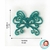 ASAS DE BORBOLETA DE EVA COM GLITTER - B05 - 8CM x 7CM - PACOTE COM 5 UNIDADES - loja online